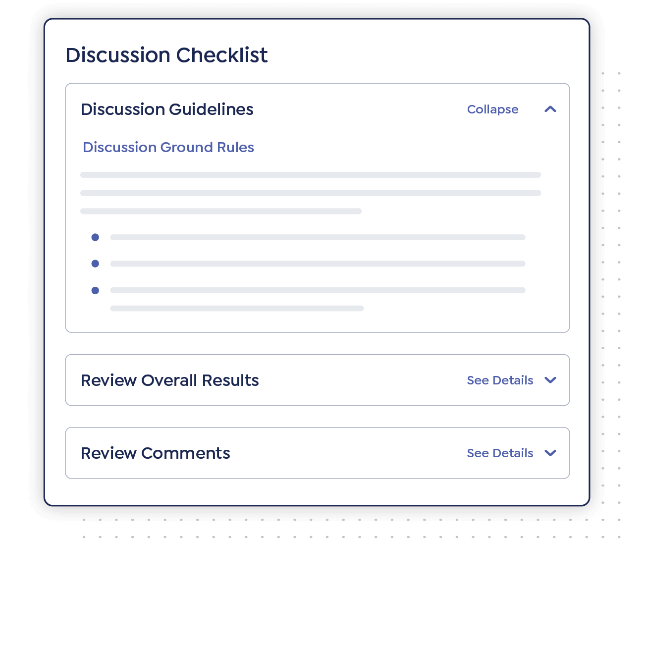 Criteria TEAMscan discussion checklist