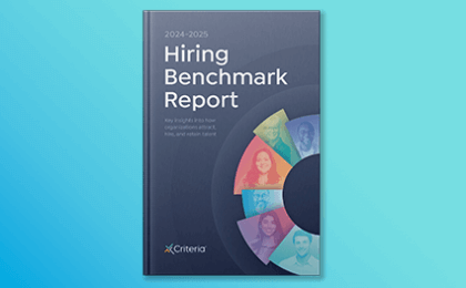 2024-2025 Hiring Benchmark Report cover