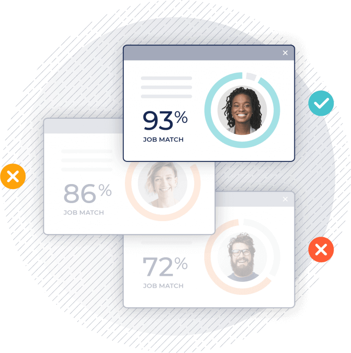 selecting candidates with scores