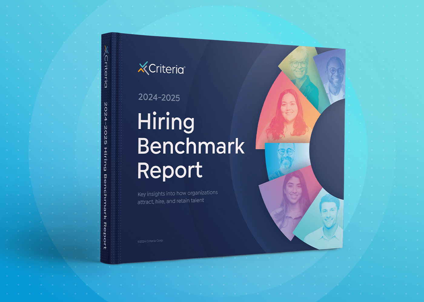 2024-2025 Hiring Benchmark Report cover